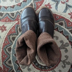 Two toned boots